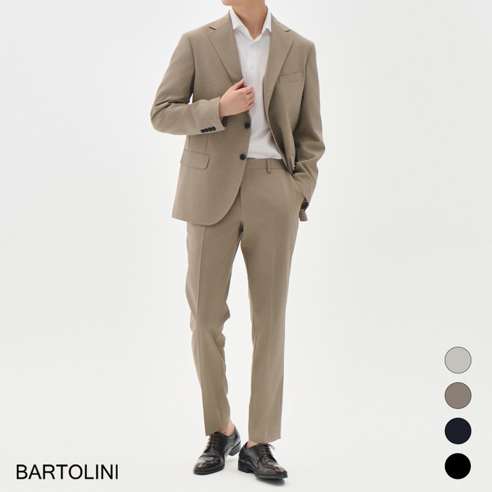 바톨리니 린넨 라이크 레귤러 셋업 수트 (4컬러 M~5XL)