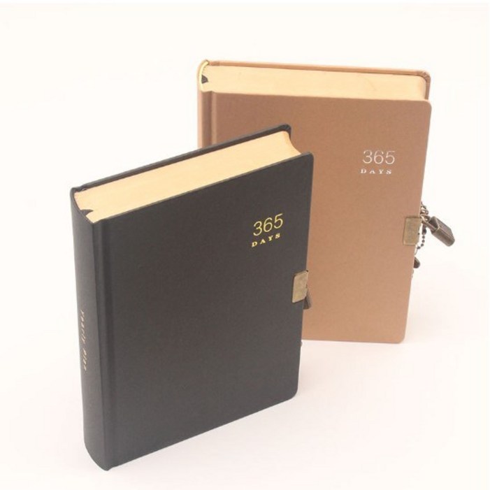 365 일년 좌물쇠 잠금 비밀 일기장 다이어리 ver2, 2. 베이지 DA33
