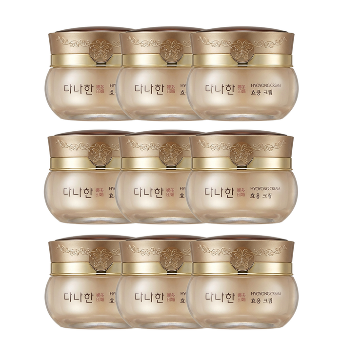 다나한 효용 크림, 9개, 50ml