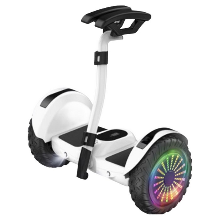 레디고 충격흡수 호버보드 투휠 카트레이싱 전동외발휠 레이싱카드 고카트 전동휠, 충격흡수 휠  화이트, 1개