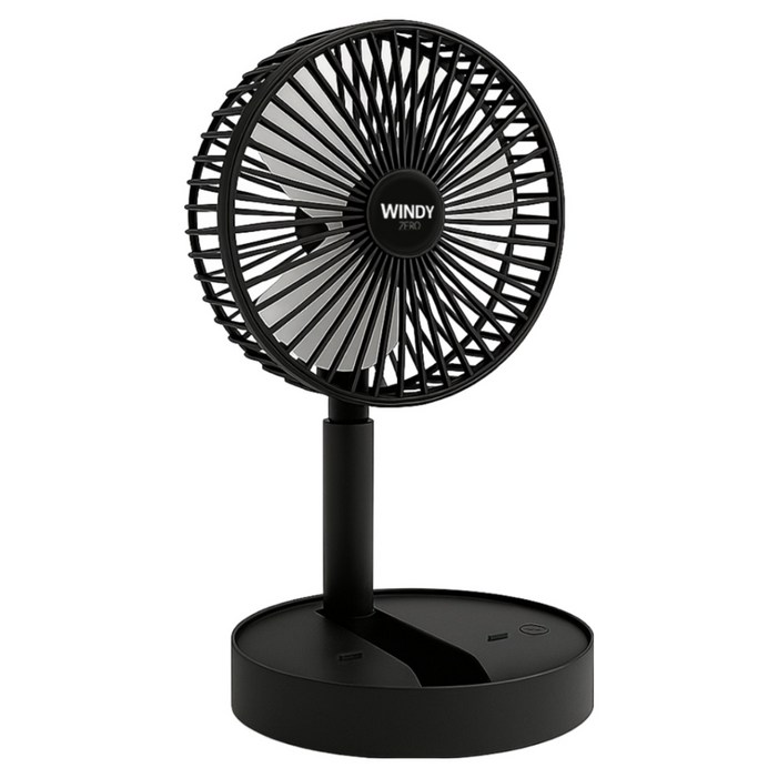 윈디제로2 접이식 무선 탁상용 선풍기 캠핑 미니 무소음 서큘레이터