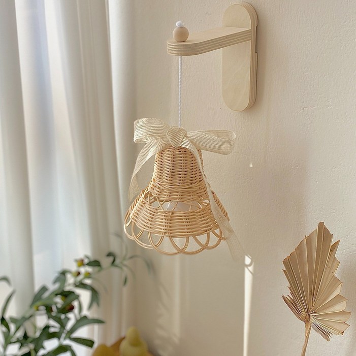 뚜뚜아트 라탄등 무드 수면등 캠핑 텐트 전등