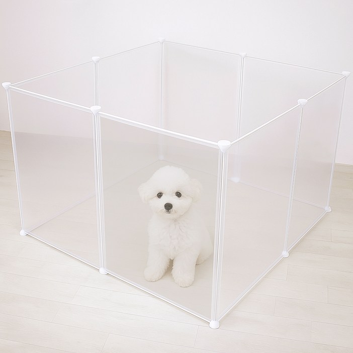 라이프란스 반려동물 투명 울타리 8p