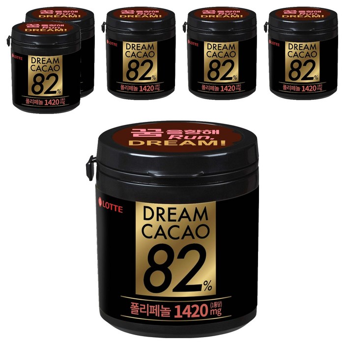 롯데웰푸드 드림카카오 82, 86g, 6개