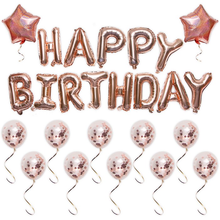 코멧 생일 파티 장식 풍선 세트