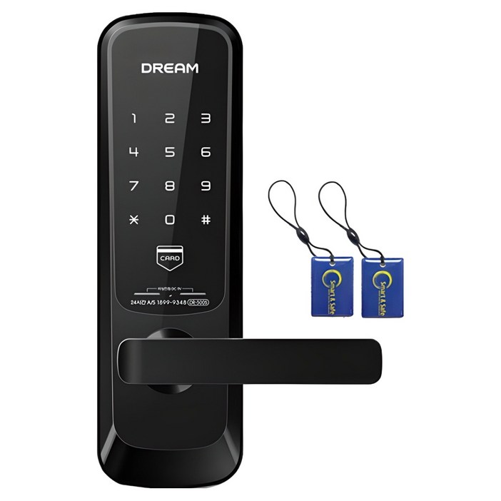 드림록 무타공 손잡이 있음 도어락 DR500S