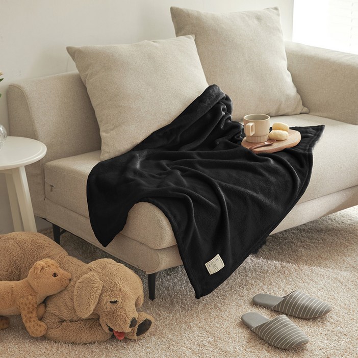 더자리 마이 블랭킷 솔리드 극세사 담요