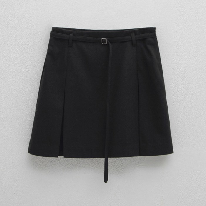 아틀리에나인 여성용 에센셜 웜 미니 스커트 SK4987