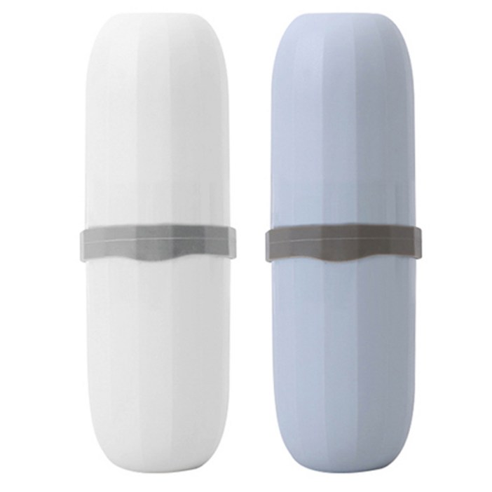 블럭마트 휴대용 2인용 칫솔치약 케이스