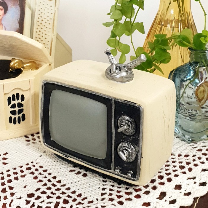 컨츄리아이템 레트로 텔레비전 데코 소품