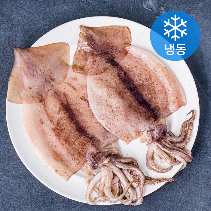 김씨밥 깔끔하게 손질한 오징어 냉동, 300g23미, 1개