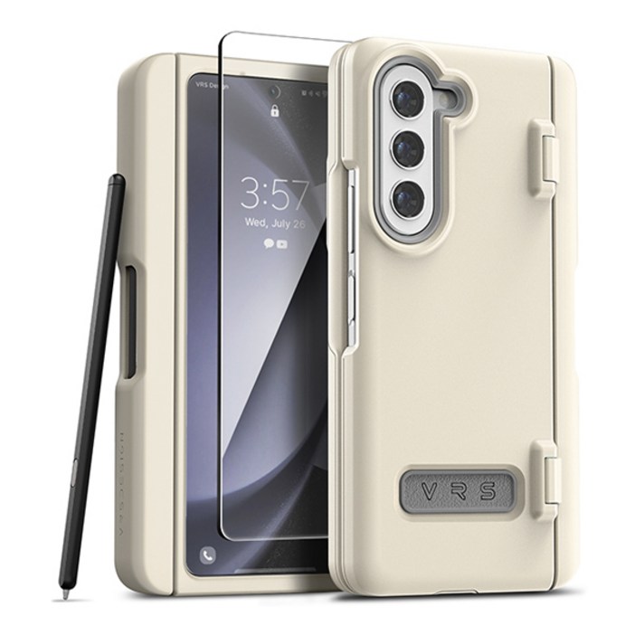 베루스 테라가드 모던 펜커버 자동 힌지 보호 S펜 수납 휴대폰 케이스 + 필름 세트