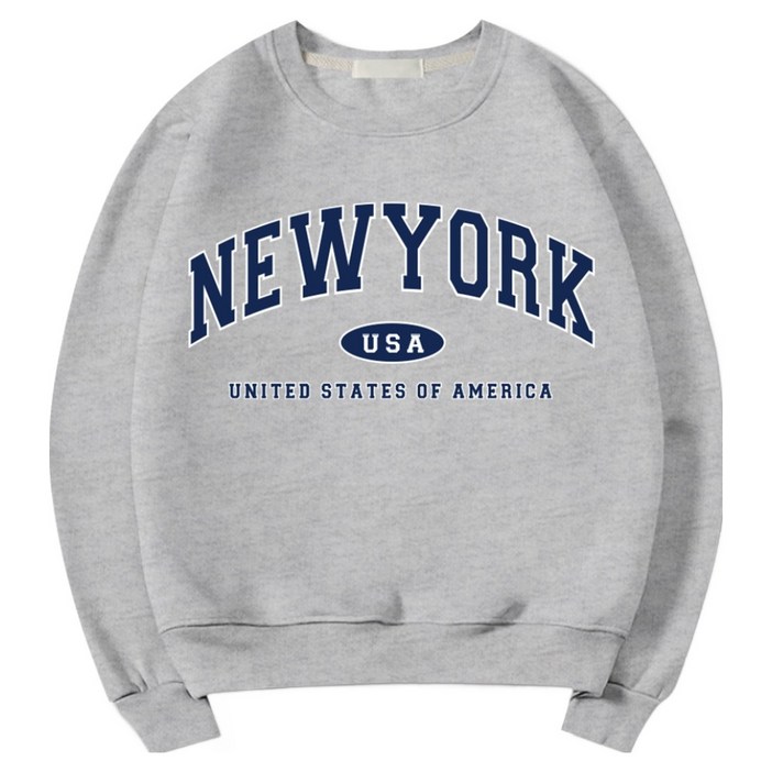 일루소 뉴욕USA 소프트 특양면 맨투맨