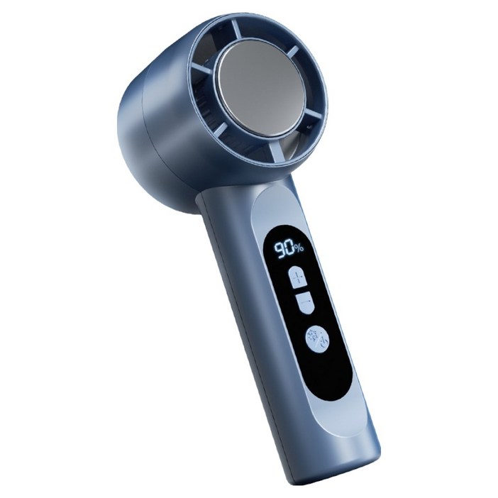 지파워 급속 냉각 무선 휴대용 손선풍기, 블루, SRS05