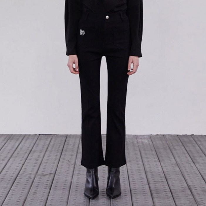 에고이스트 여성용 프런트포켓 포인트 스판 팬츠 ER3BO811