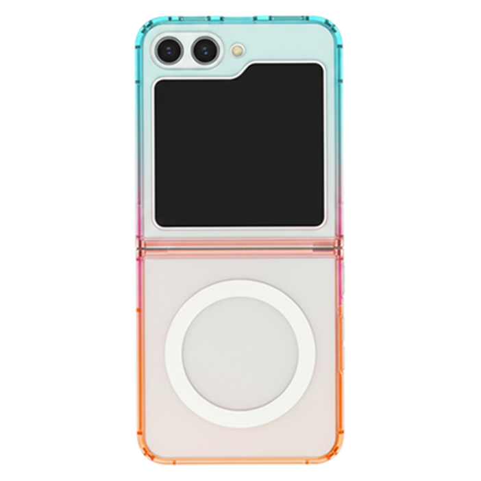 케이스틱 투명 그라데이션 젤하드 맥세이프 휴대폰 케이스