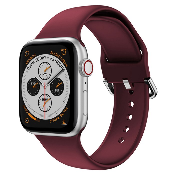 젤리타이거 애플워치 실리콘 스포츠 밴드 스트랩 42  44  45  46  49mm