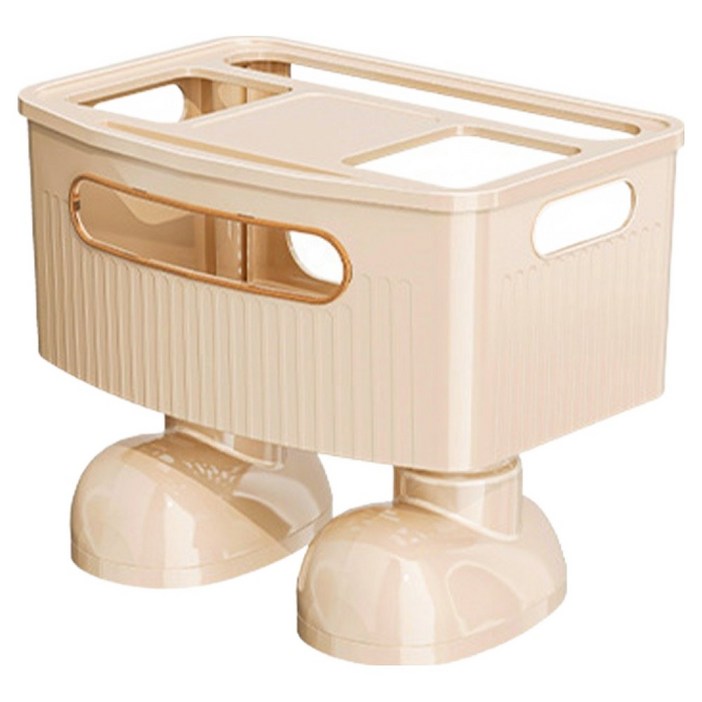 알럽홈 스탠딩 멀티탭 셋톱박스 와이파이 정리 수납함 S L261-0130CR