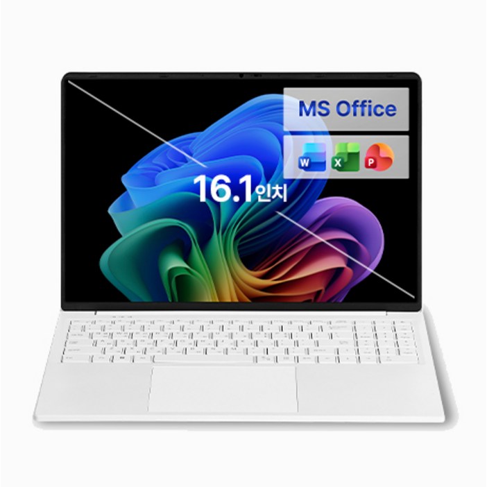 베이직스 2026 베이직북 16 N시리즈  마이크로소프트 패키지 세트, White, BB1624FWS, 512GB, 16GB, WIN11 Home