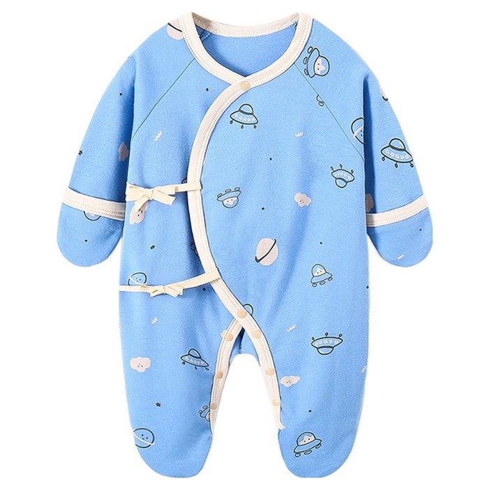 스타도어 신생아용 큐트패턴 손발커버 배냇우주복