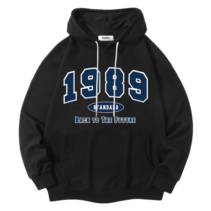 일루소 남녀공용 소프트 특양면 1989스탠다드 후드티