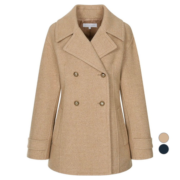 올리브데올리브 여성용 아워글라스 핸드메이드 슬림 코트