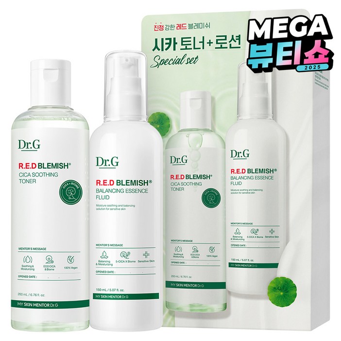 닥터지 레드 블레미쉬 시카 토너 200ml 로션 150ml 세트, 1세트 닥터지 레드 블레미쉬 시카 토너 200ml 로션 150ml 세트, 1세트