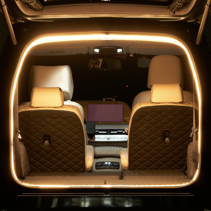 메이튼 전차종 DIY LED바 면발광 트렁크 식빵등 5m, 웜화이트, 1개