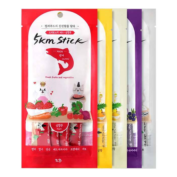 조공 반려동물 오키로스틱 간식 5팩