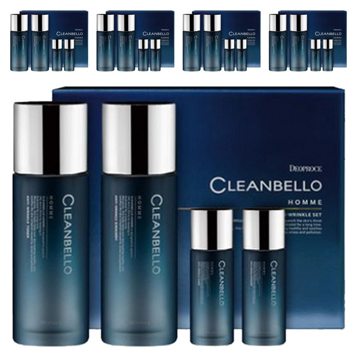 디오프러스 크린벨라 옴므 안티 링클 스킨로션 기초 4종 세트, 5세트