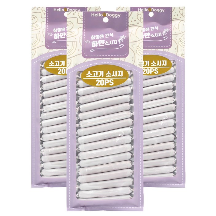 참좋은간식 강아지 하얀소시지 간식