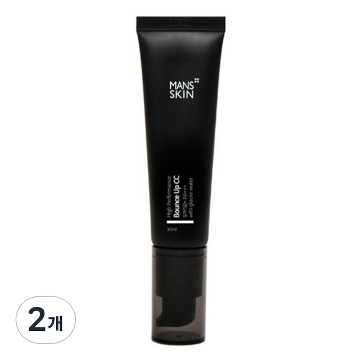 맨즈스킨 바운스업CC 남성 씨씨크림 30ml, 단일 색상, 2개 맨즈스킨 바운스업CC 남성 씨씨크림 30ml, 단일 색상, 2개