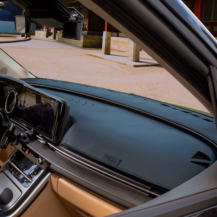 gaon 가죽 대쉬보드커버 3세대, 블랙, 더뉴 셀토스 22년8월HUD무센터스피커무