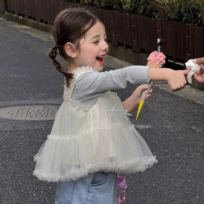 베이비맥스 여아용 엘로 샤샤 뷔스티에 조끼