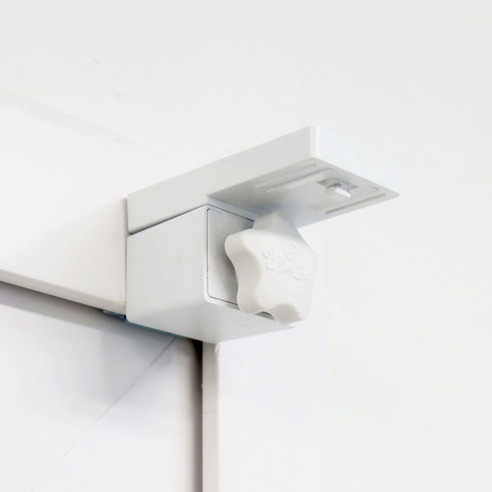 감성다는남자 안뚫어고리 레일전용 2개입 3.6 x 3.6 x 6.7 cm, 화이트, 1세트