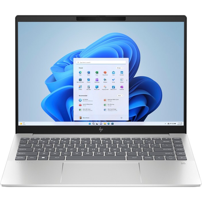 HP 2023 파빌리온 플러스 14 코어i7 인텔 13세대, 내추럴 실버, 512GB, 16GB, WIN11 Home, 14-ew0019TU