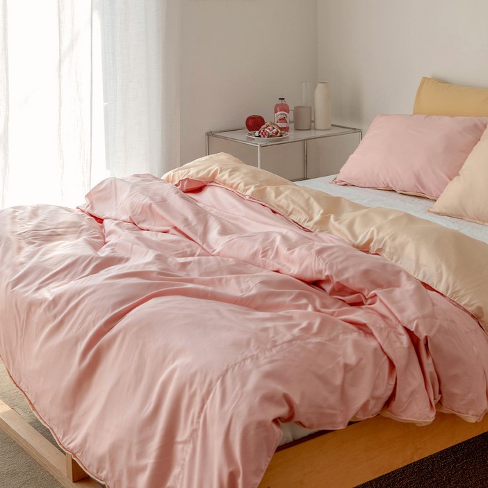 바자르 사계절용 보들보들 렌징모달 이불베개커버 세트