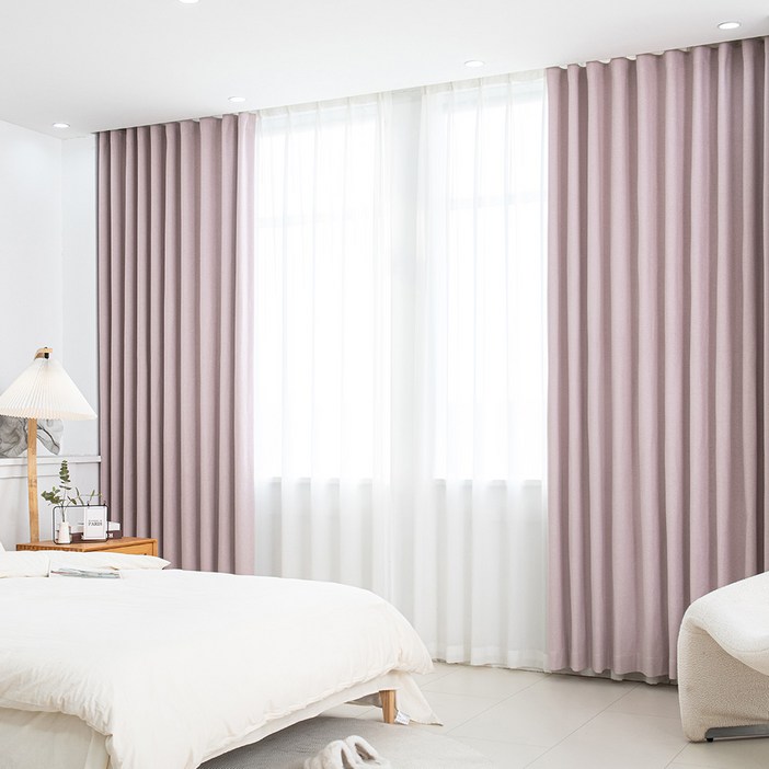 쉐도우 양면 핀형 커튼 세트