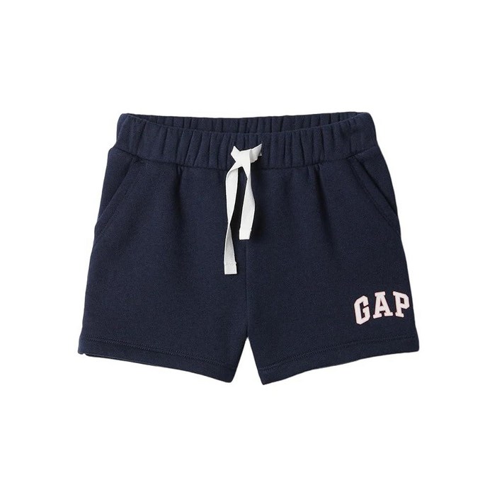 GAP 여아용 로고 반바지, 태피스트리 네이비