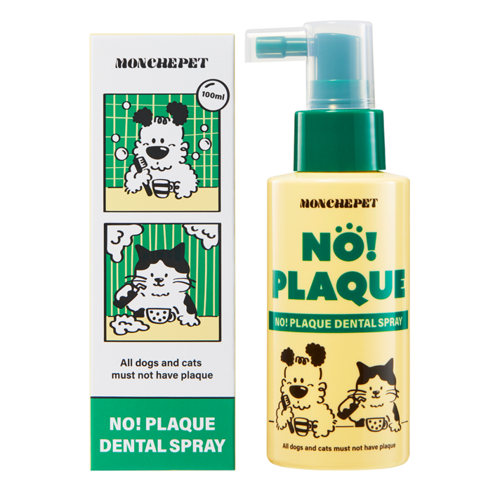 [동물병원 입점] 몽셰펫 반려동물 덴탈 스프레이 뿌리는 치약 구취/치석제거, 1개, 100ml