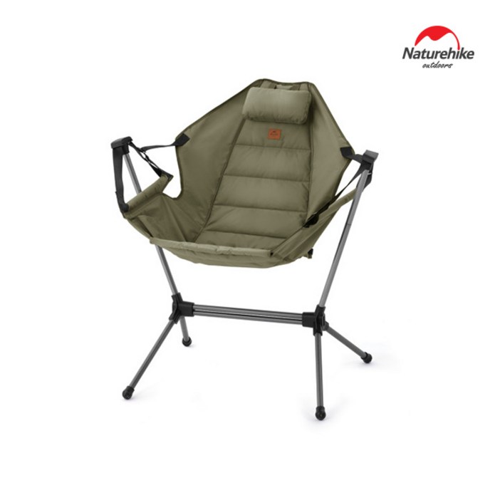 네이처하이크 YL11 아웃도어 폴딩 락킹 체어 흔들 의자 폴딩 다각도 누빔시트