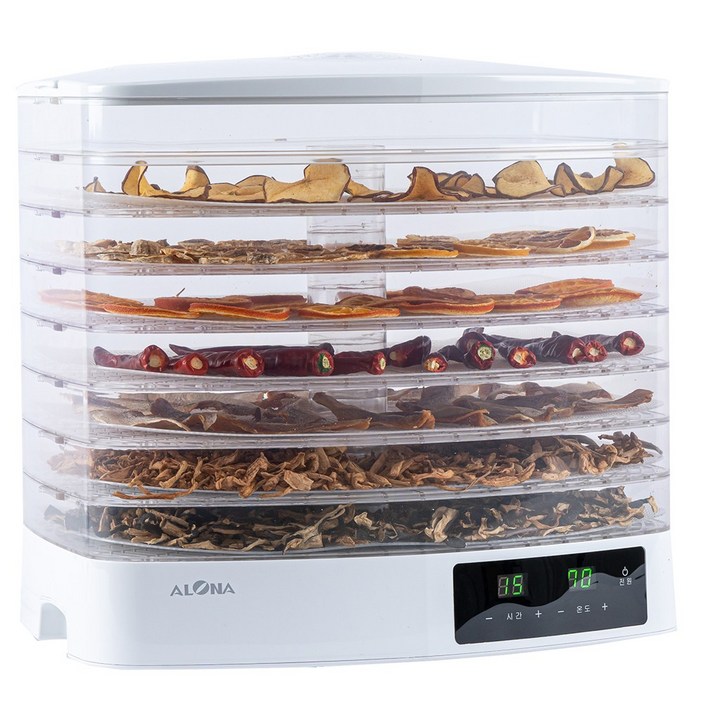 아로나 식품건조기 과일 야채 고추 국산 가정용식품건조기 3단,5단,7단, ALD700TW7단화이트