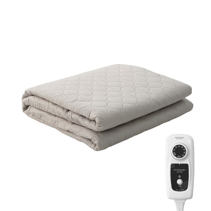 유어홈 전자파차단 탄소매트 무자계 안심 카본 전기요, 연그레이