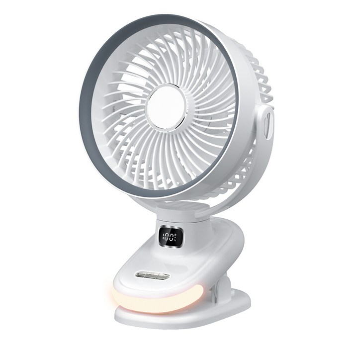 한정특가 ebeiya 무선 미니 회전형 선풍기 침대 무드등 탁상용 클립형 스탠드 벽걸이 저소음 집게형 써큘레이터 유모차 독서실 선풍기 2025