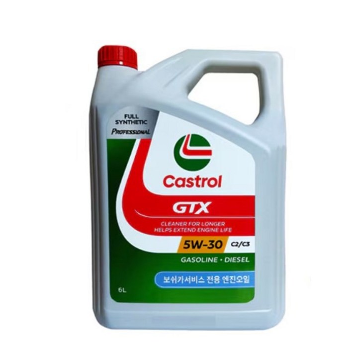 캐스트롤 GTX 5W30 C2C3 SP 6L 가솔린 디젤 DPF 겸용 합성엔진오일