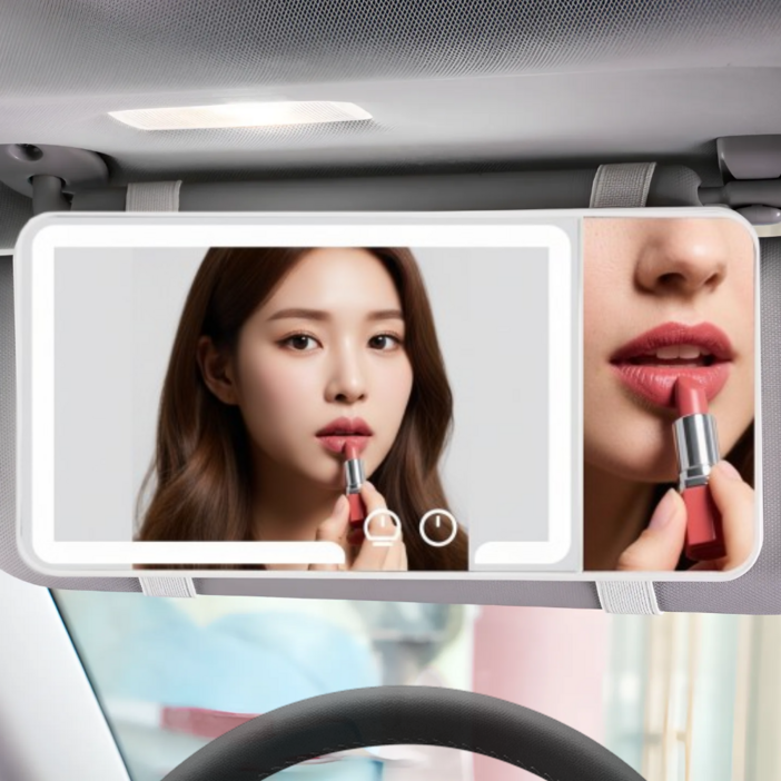 차량용 메이크업 화장 조명거울