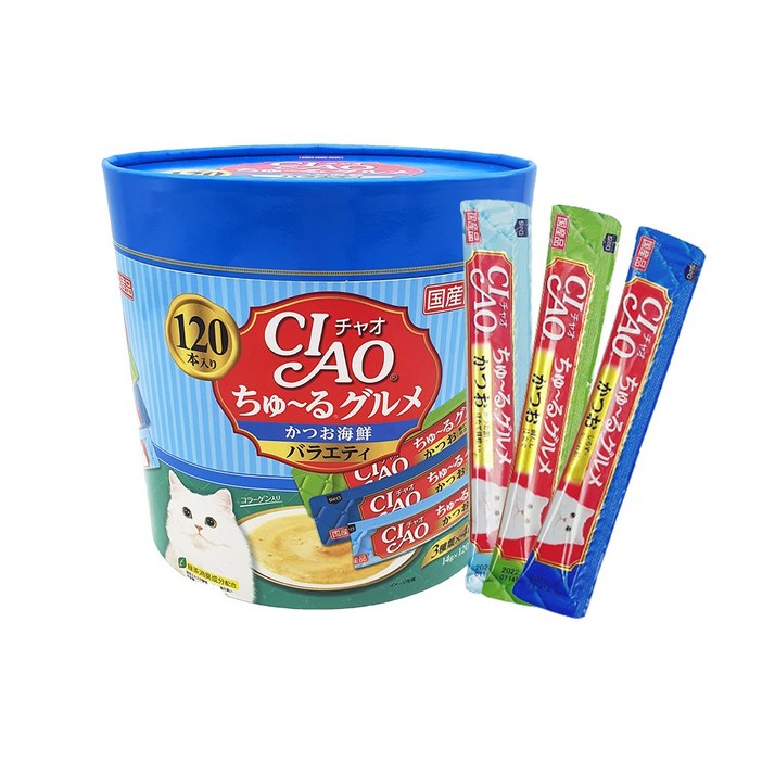 이나바 챠오 츄르 고양이 간식 120p