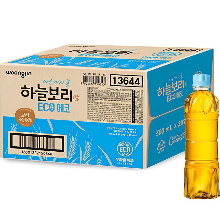 하늘보리 에코 무라벨, 500ml, 20개 하늘보리 에코 무라벨, 500ml, 20개