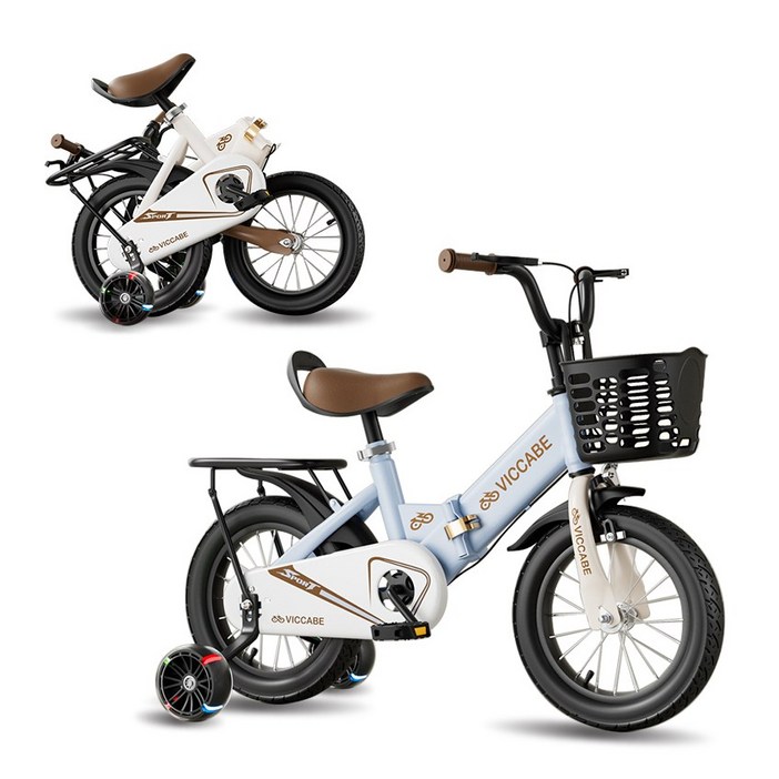 BLACK K7 휴대용자전거 옥외  바구니 12인치 14인치  보조 바퀴 미니 경량 접이식 자전거