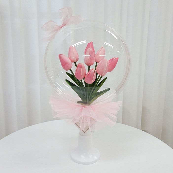 튤립 꽃풍선 레터링풍선 졸업 생일 이벤트 풍선꽃다발